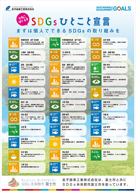 SDGsひとこと宣言